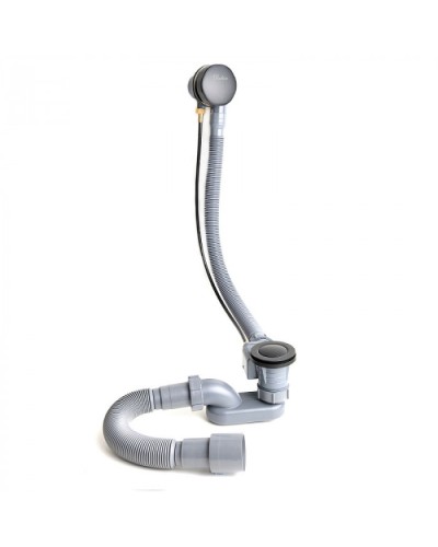 Слив-перелив полуавтомат Черный матовый Delice