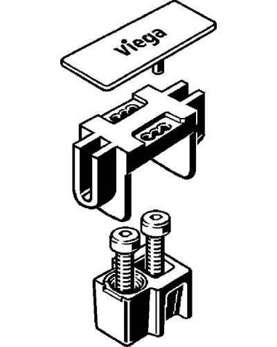 Набор комплектующих для душевого лотка Viega Advantix Vario 4965.50 711795 Хром матовый