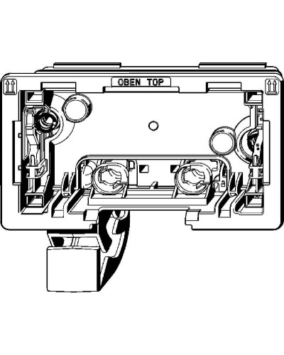 Загрузочная емкость для гигиенических таблеток Viega Prevista 8653.1 773366 с рамкой