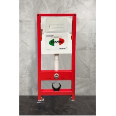 Инсталляция Zandini с арматурой geberit (с круглой матовой белой кнопкой) Z300-03M