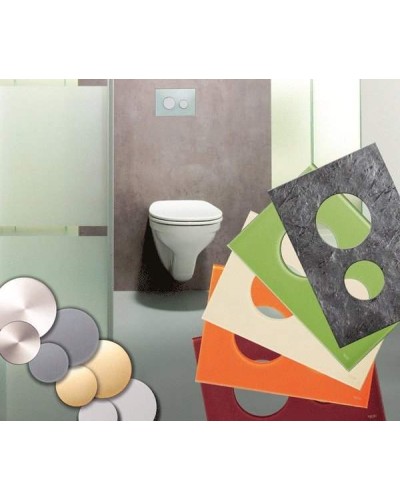 Клавиша смыва Tece Loop Modular 9240669 для унитаза без лицевой панели Сатин