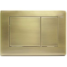 Клавиша смыва Tece Planus 9240366 для унитаза Состаренная латунь