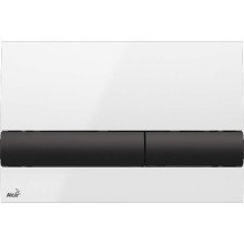 Клавиша смыва Alcaplast Basic M1710-8 Белая Черная