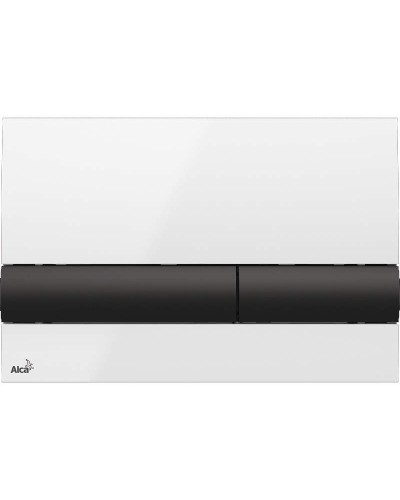 Клавиша смыва Alcaplast Basic M1710-8 Белая Черная