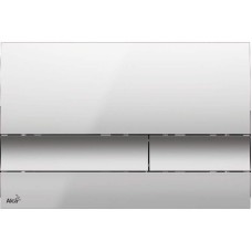 Клавиша смыва Alcaplast Basic M1722 Матовый хром