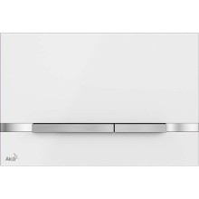 Клавиша смыва Alcaplast Flat Color STRIPE-WHITE Белая