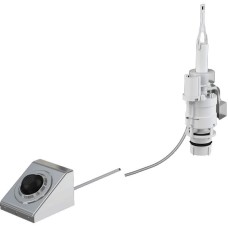 Клавиша смыва Alcaplast MPO13 пневматическая Хром Белая