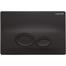Клавиша смыва Creavit Drop GP2002.01 Черная матовая