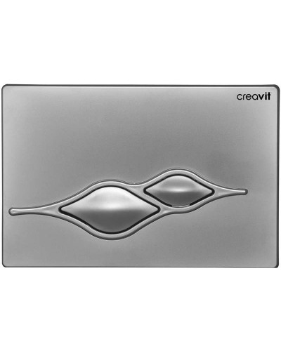 Клавиша смыва Creavit Ufo GP1002.00 Серая матовая