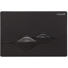 Клавиша смыва Creavit Ufo GP1002.01 Черная матовая