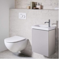 Клавиша смыва Geberit Sigma 21 115.884.SI.1 Белая Хром