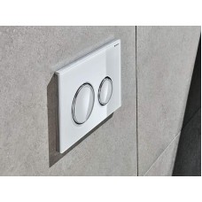 Клавиша смыва Geberit Sigma 21 115.884.SI.1 Белая Хром