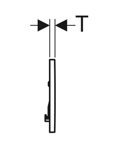Клавиша смыва Geberit Sigma 30 NEW 115.883.JT.1 Белый матовый