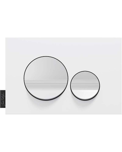 Клавиша смыва Jacob Delafon E20859-00-MWH Белая матовая Белая глянцевая