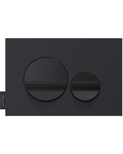 Клавиша смыва Jacob Delafon E20859-7-BMT Черная матовая Черная глянцевая