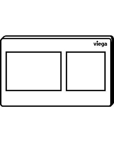 Клавиша смыва Viega Prevista Visign for Style 8611.1 773250 Белая матовая