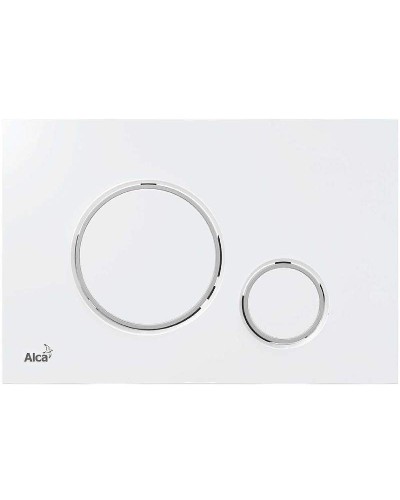 Клавиша смыва Alcaplast M770 Белая Хром