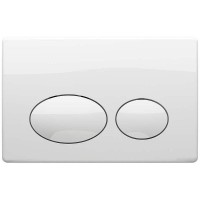 Клавиша смыва Koller Pool Round white Белая Хром