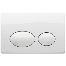 Клавиша смыва Koller Pool Round white Белая Хром