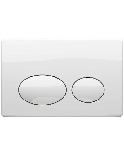 Клавиша смыва Koller Pool Round white Белая Хром