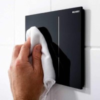 Клавиша смыва Geberit Sigma 70 115.620.SJ.1 Черное стекло