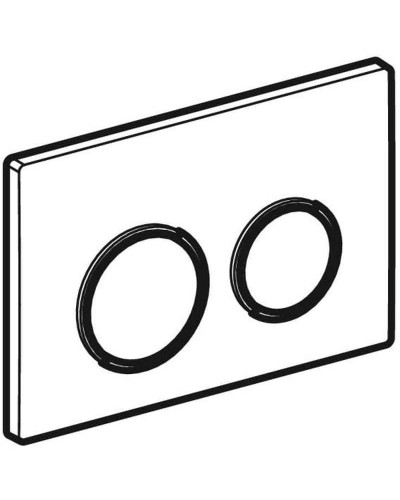 Клавиша смыва Geberit Sigma 20 115.085.KM.1 Черная