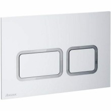 Клавиша смыва Ravak Twin Flat X01739 Сатин