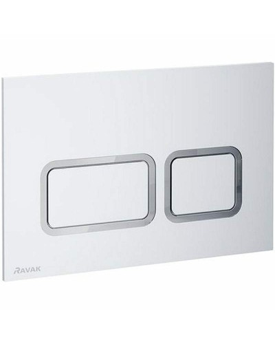 Клавиша смыва Ravak Twin Flat X01739 Сатин