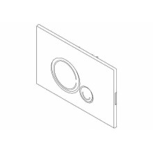 Клавиша смыва BelBagno Sfera BB017-SR-NERO.M Черная матовая