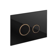 Клавиша смыва Cersanit Link 63534 Черная матовая