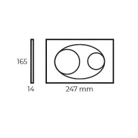 Клавиша смыва Bocchi Savio 8200-0013 Черная