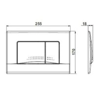 Клавиша смыва Roca Active 32B 8901130B1 Хром глянцевый