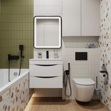 Клавиша смыва Iddis Unifix UNI02MBi77 Черная