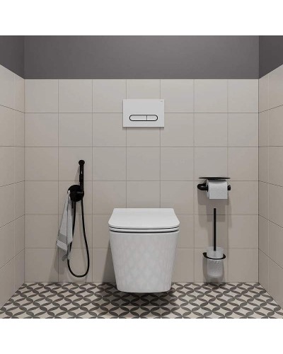 Клавиша смыва Iddis Unifix UNI01WBi77 Белая