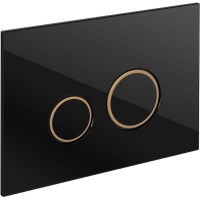 Клавиша смыва Cersanit Twins 64117 Черная