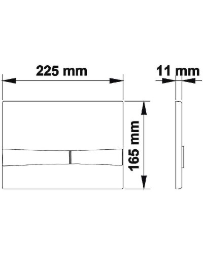 Клавиша смыва Koller Pool Integro Cosmo KP-229-002 Хром