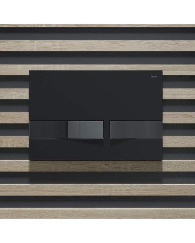 Клавиша смыва Iddis Unifix UNI06BCi77 Черная матовая Хром