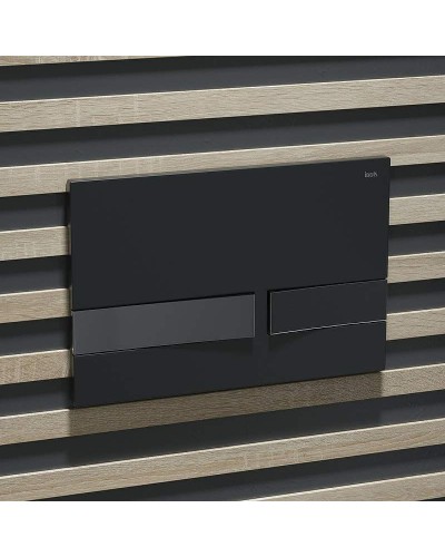 Клавиша смыва Iddis Unifix UNI06BCi77 Черная матовая Хром