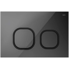 Клавиша смыва Iddis Uniglass UNG01GBi77 Черная