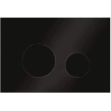 Клавиша смыва Veconi Round VFR-BL VFR002BL Черная матовая