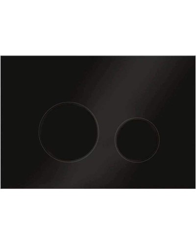 Клавиша смыва Veconi Round VFR-BL VFR002BL Черная матовая