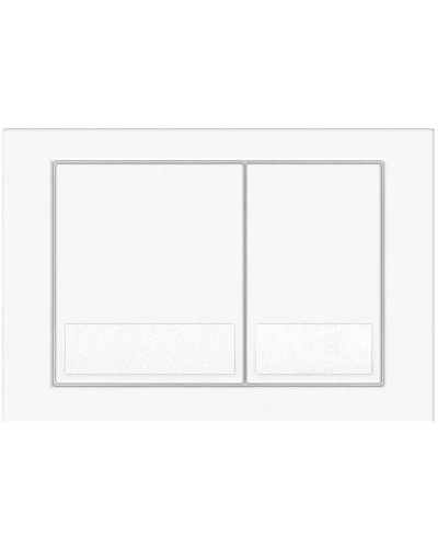 Клавиша смыва Veconi Square VFS-WH VFS001WH Белый глянец