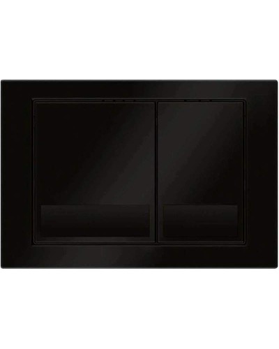 Клавиша смыва Veconi Square VFS-BL VFS001BL Черная матовая