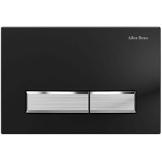Клавиша смыва Allen Brau Fantasy 9.20004.31 Черная матовая Никель браш