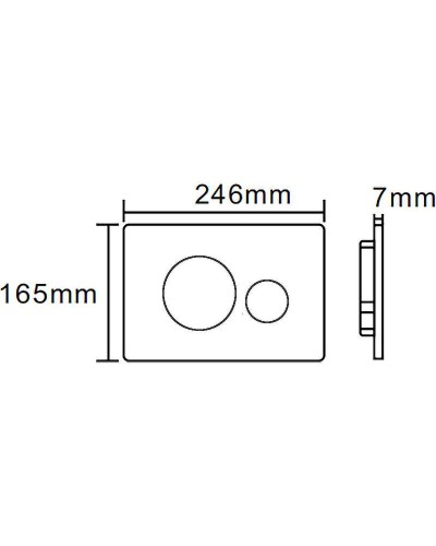 Клавиша смыва Cerutti SPA CR05CG Шампань золотой