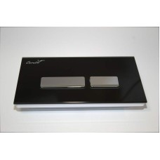 Клавиша смыва Cerutti SPA CR06BK Черная Хром