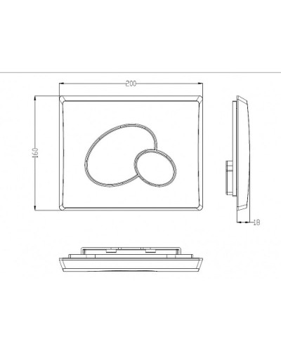 Клавиша смыва WeltWasser WW Marberg 410 RD MT-BL 10000010234 Черная матовая