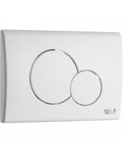 Клавиша смыва WeltWasser WW Marberg 507 RD GL-WT 10000010236 Белая глянцевая