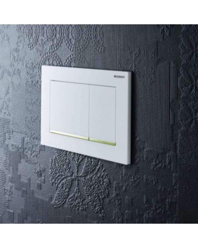 Клавиша смыва Geberit Sigma 30 115.883.KK.1 Белый/золото