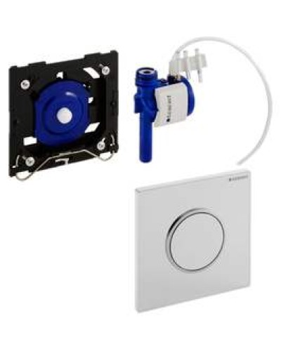 Кнопка смыва Geberit HyTouch Sigma 10 116.015.KN.1 матовый хром/обод глянцевый хром